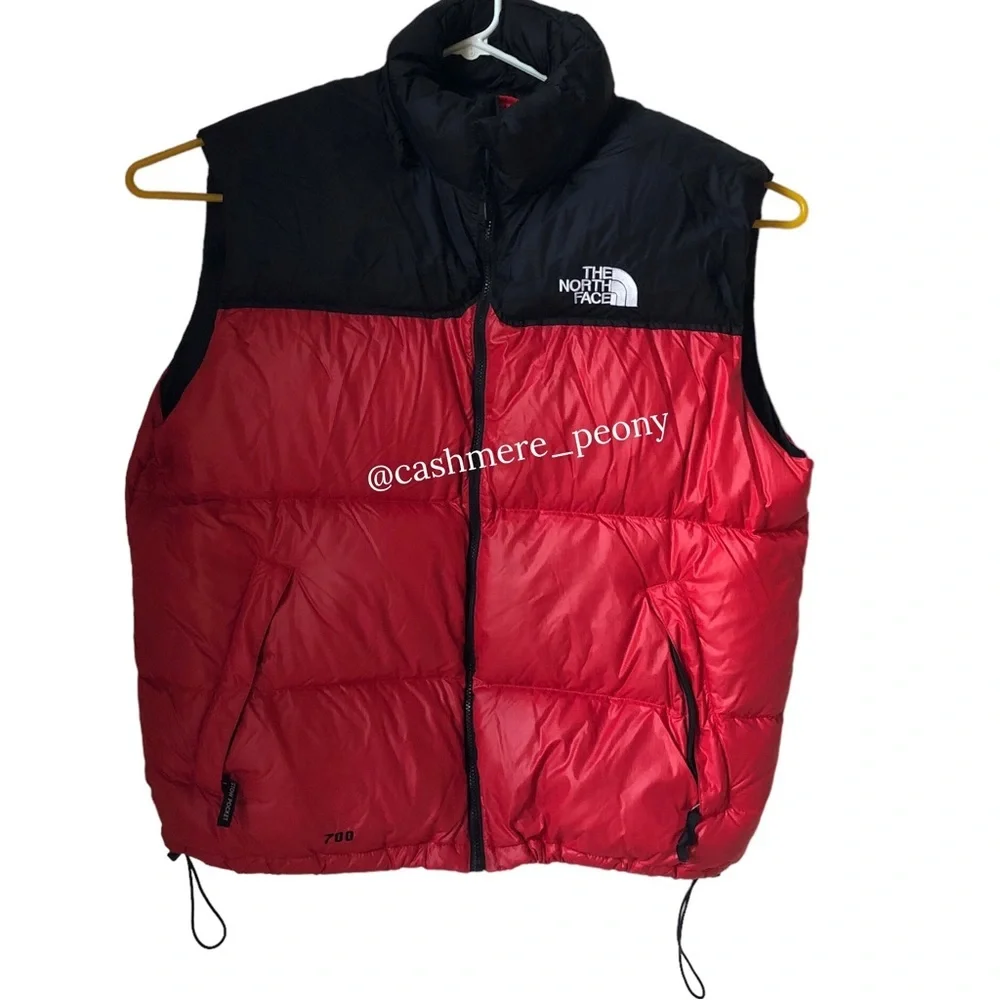 The North Face Nuptse Red Puffer Down Vest NF002Y0 XXL